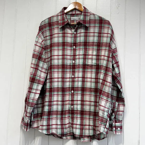 [BUNJANG] Standard Error Checkered Shirt M / 스탠다드에러 체크셔츠 M