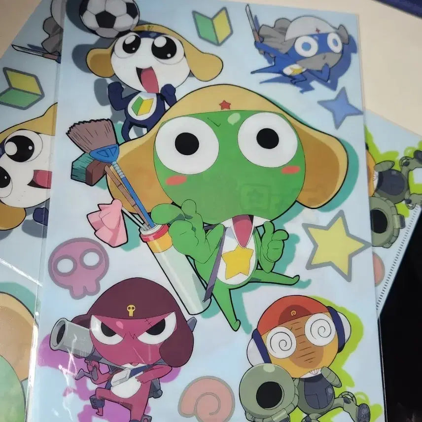 [BUNJANG] Sgt. Frog Clear File A4 / 케로로 중사 클리어 파일 L자 화일 A4