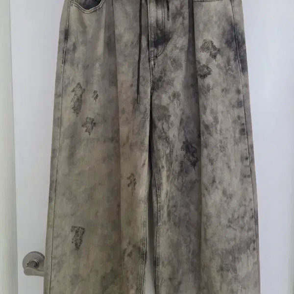 [BUNJANG] JUUN.J Washed Wide Denim Pants / 준지 워싱 와이드 데님 팬츠