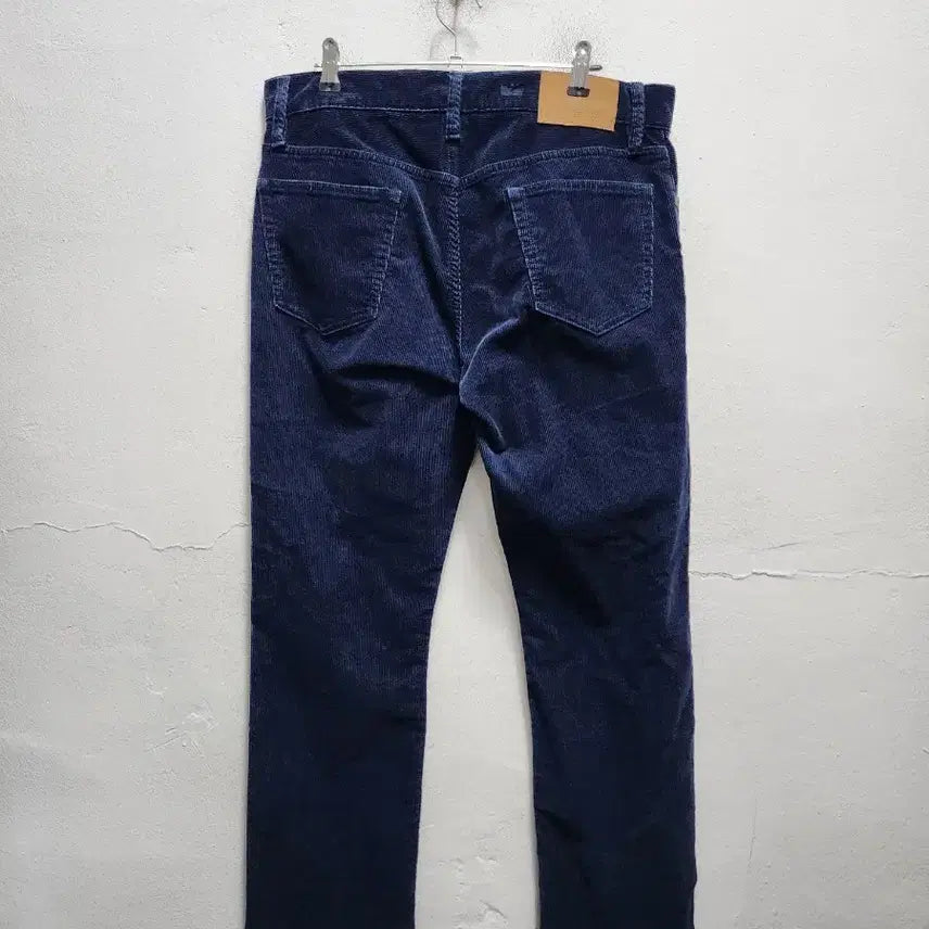 [BUNJANG] Polo Corduroy Leather Patch Pants / 폴로 코듀로이 가죽패치 팬츠