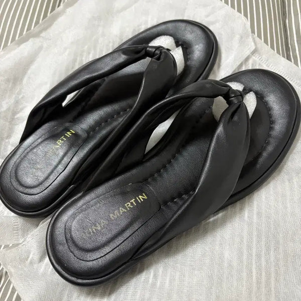 [BUNJANG] Women's Leather Flip-Flops / 여성 쪼리