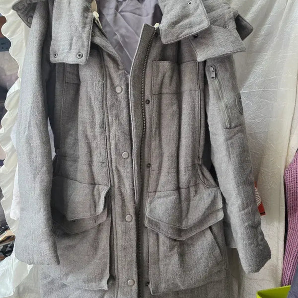 [BUNJANG] Dewell Wool Coat Gray / 듀웰모직코트