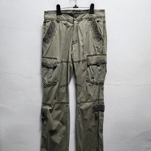 [BUNJANG] Military Multi-Pocket Cargo Pants / 밀리터리 멀티포켓 카고바지