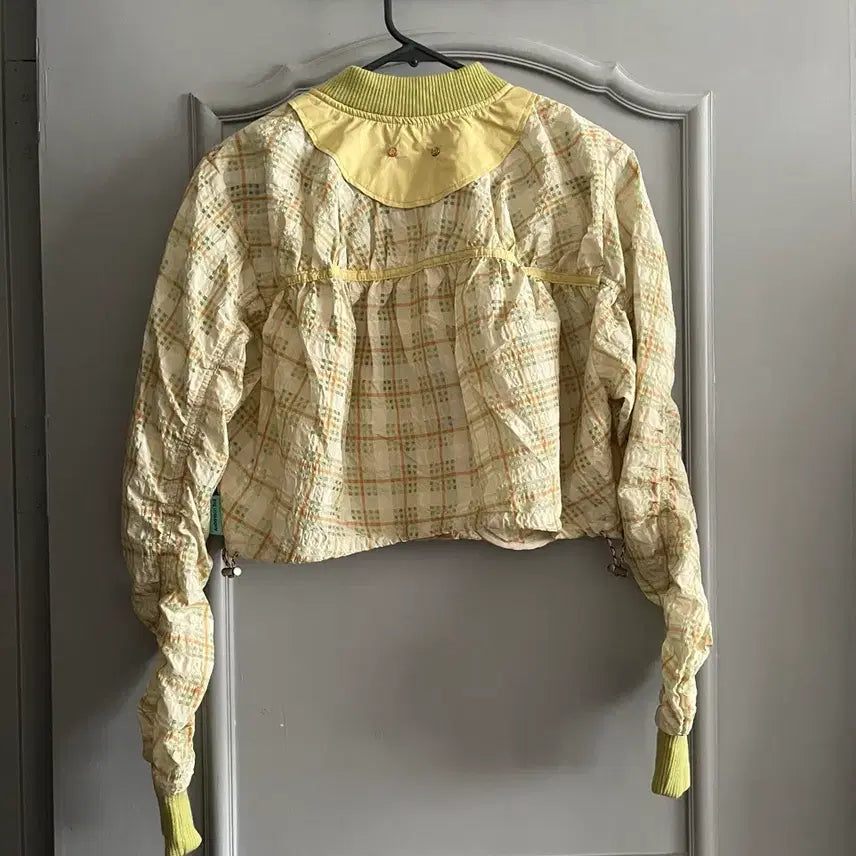 [BUNJANG] Andersson Bell See-Through Seersucker Bomber Jacket XS / Andersson Bell 앤더슨벨 시스루 시어서커 봄버 XS사이즈