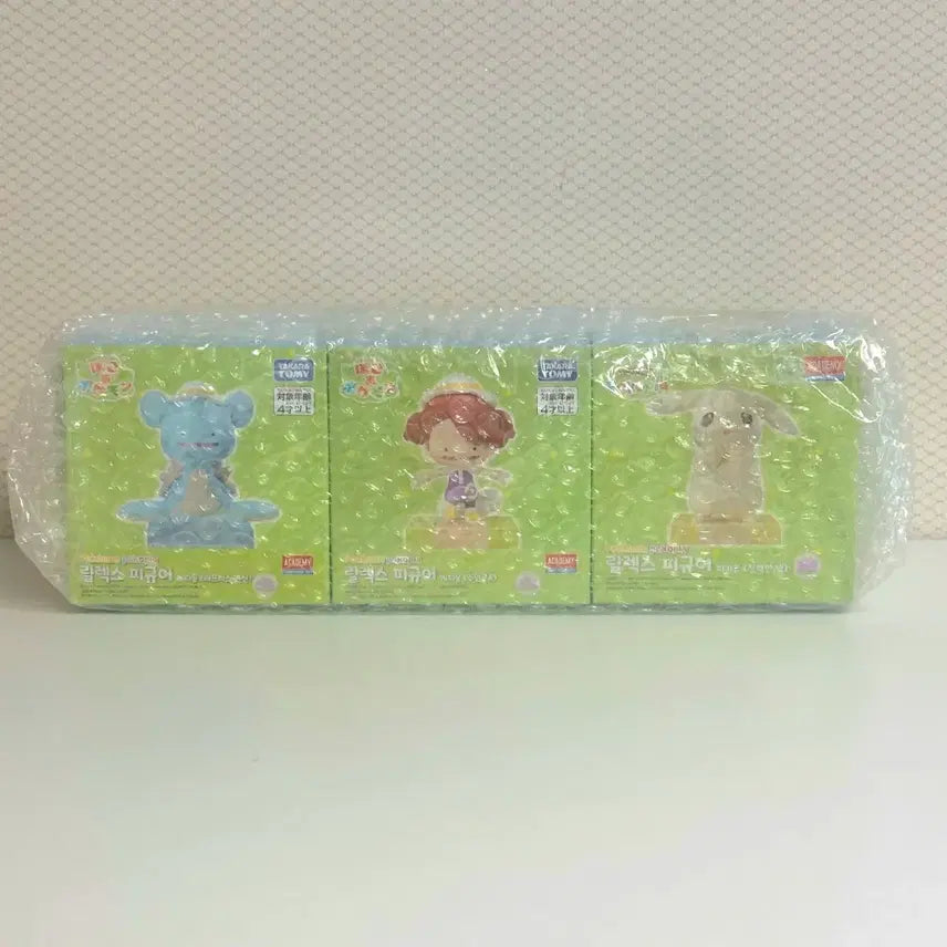 [BUNJANG] Pokemon Poccofia Moncolle Figures Bundle Set (Sealed) 3 Types: Lapras, Ditto, Pikachu / 포켓몬 포코피아 몬콜레 피규어 몬코레 (미개봉) 3종 일괄 라프라스, 메타몽, 창백츄 ( 피카츄 )