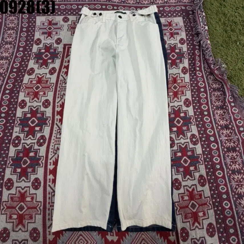 [BUNJANG] Moneytail White Wide Pants / 머니테일 화이트 와이드 팬츠 0928