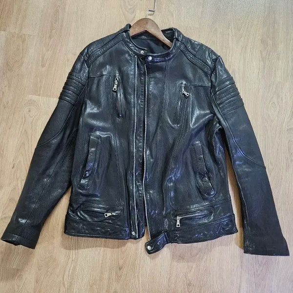 [BUNJANG] Lambskin Leather Jacket / 양가죽 레더자켓