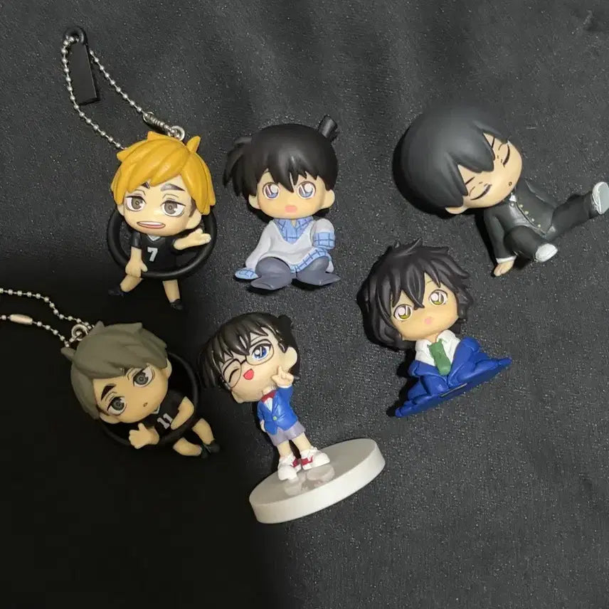 [BUNJANG] Haikyuu!! & Detective Conan Gacha Figures Bundle Set / 일괄) 하이큐, 코난 가챠 피규어