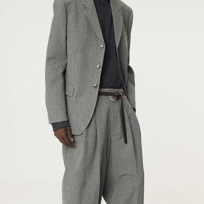 [BUNJANG] Recto Quincy Grey Pants M / 렉토 퀸시 그레이팬츠M