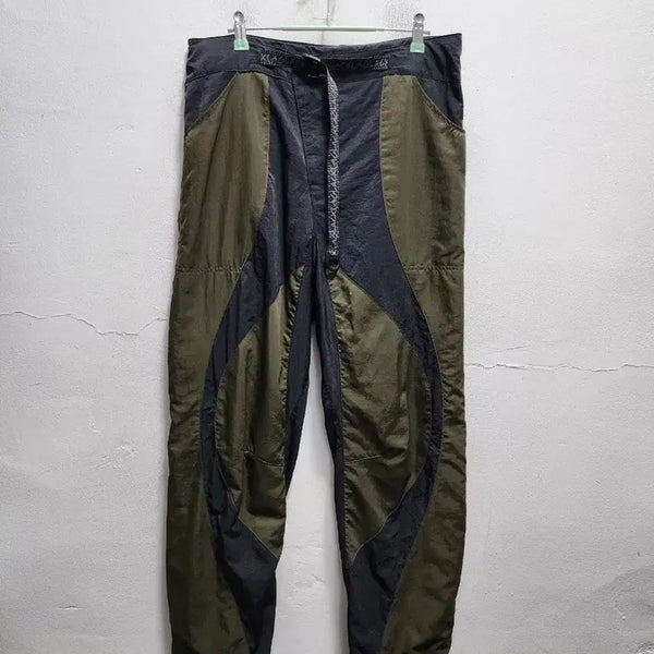 [BUNJANG] GLACK Two-Tone Nylon Track Pants / GLACK 나일론 투톤 트랙팬츠