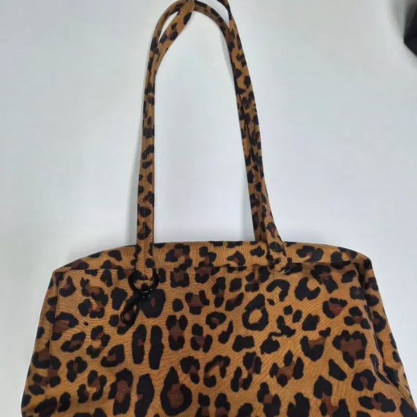 [BUNJANG] BAUCCI Leopard Bowler Bag / 바쿠 레오파드 보울러백