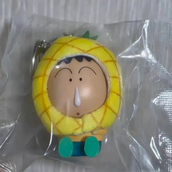 [BUNJANG] Crayon Shin-chan MEngu Fruit Figure Keychain / 짱구는못말려 맹구 과일 피규어 키링