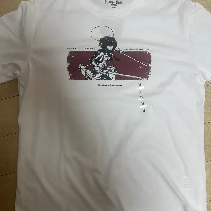 [BUNJANG] SPAO Attack on Titan T-shirt / 스파오 진격의거인 반팔티