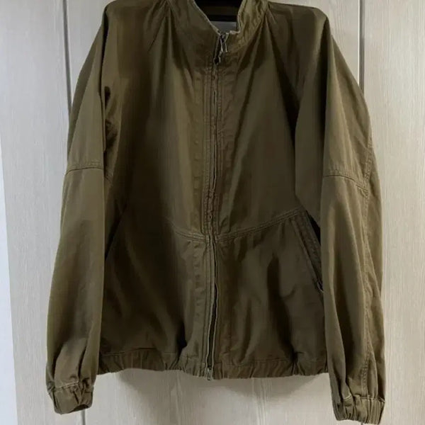 [BUNJANG] Espionage Washing Track Jacket Khaki / 에스피오나지 워싱 트랙 자켓 카키