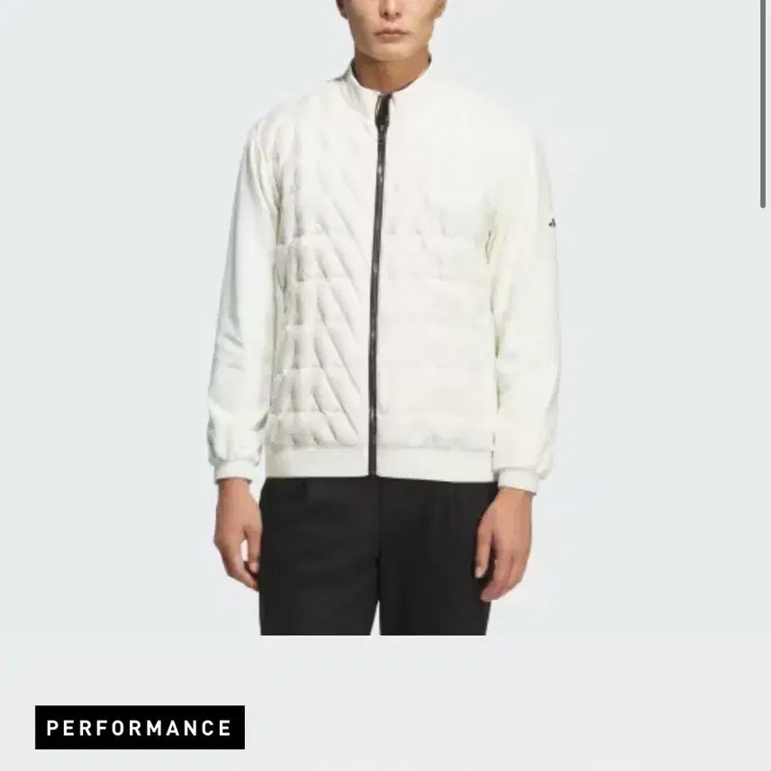 [BUNJANG] Adidas Golf Hybrid Down Jacket Off-White XL / 아디다스 골프 하이브리드 다운 자켓 105 XL 오프화이트 / 1회 착용