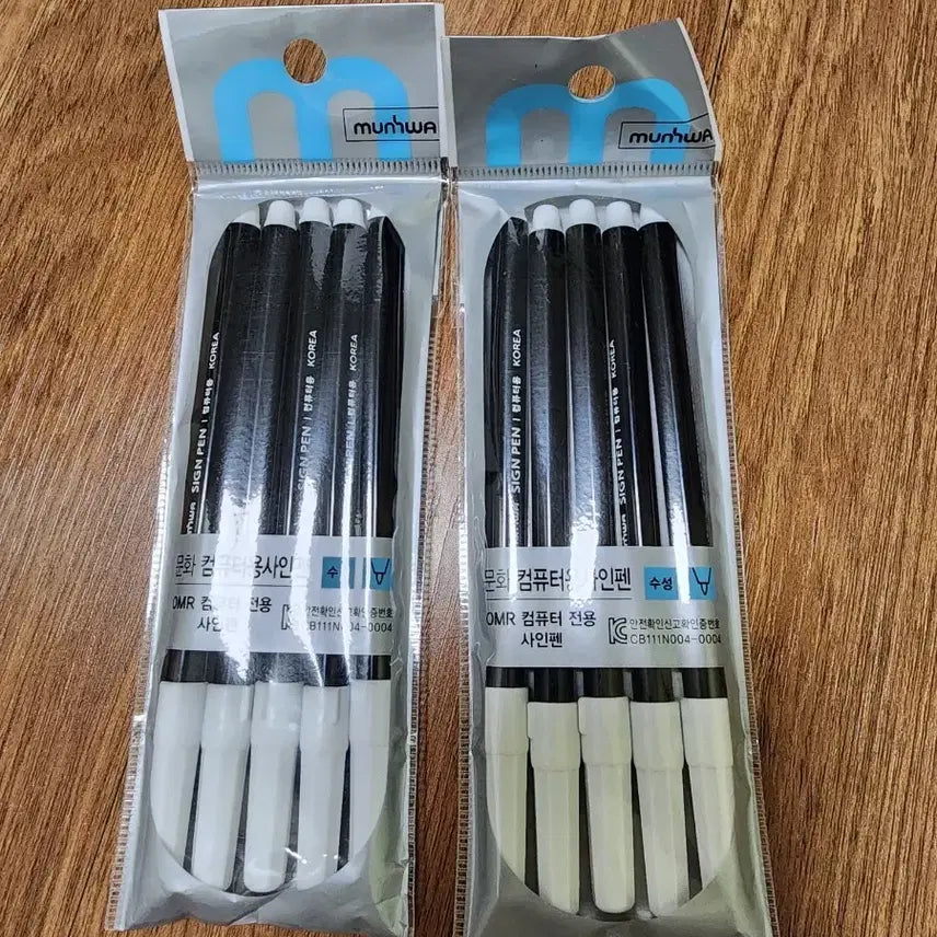 [BUNJANG] MUNA OFFICE Computer Sign Pen (10 Count) / 문화사 컴퓨터 사인펜 5개입