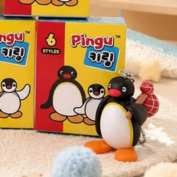[BUNJANG] Pingu 3D Figure Keychain / 꼬마펭귄 핑구 3D 피규어 키링