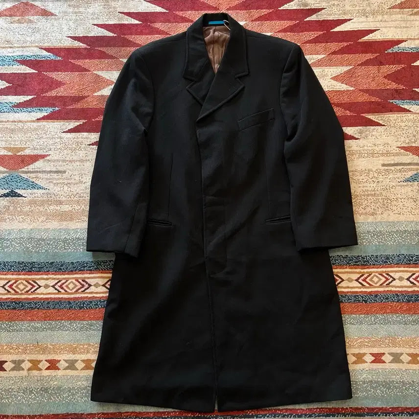 [BUNJANG] Paul Smith Classic Single-Breasted Wool Long Coat Black 40 / 폴스미스 클래식 모직 싱글 브레스티드 롱코트 [블랙] 40