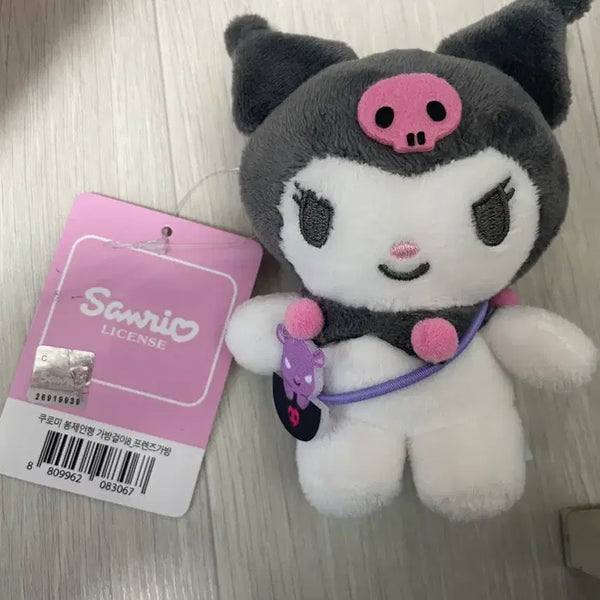 [BUNJANG] Sanrio Kuromi Plush Keychain / 새상품/정품/택있음)산리오 쿠로미 인형키링