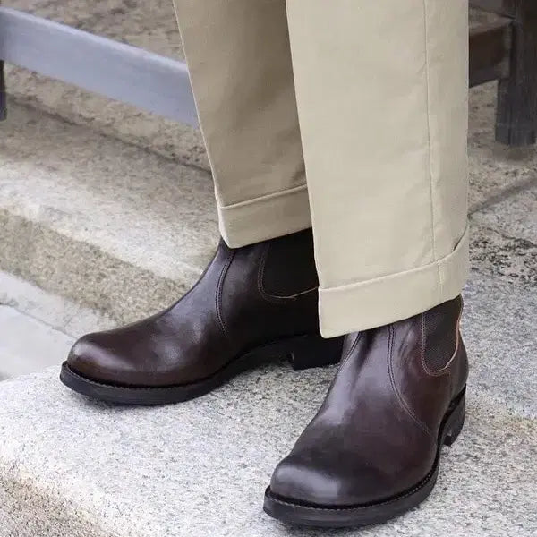 [BUNJANG] Pigbell Side Gore Boots Vintage Black / 피그벨 사이드고어 부츠 빈티지 블랙