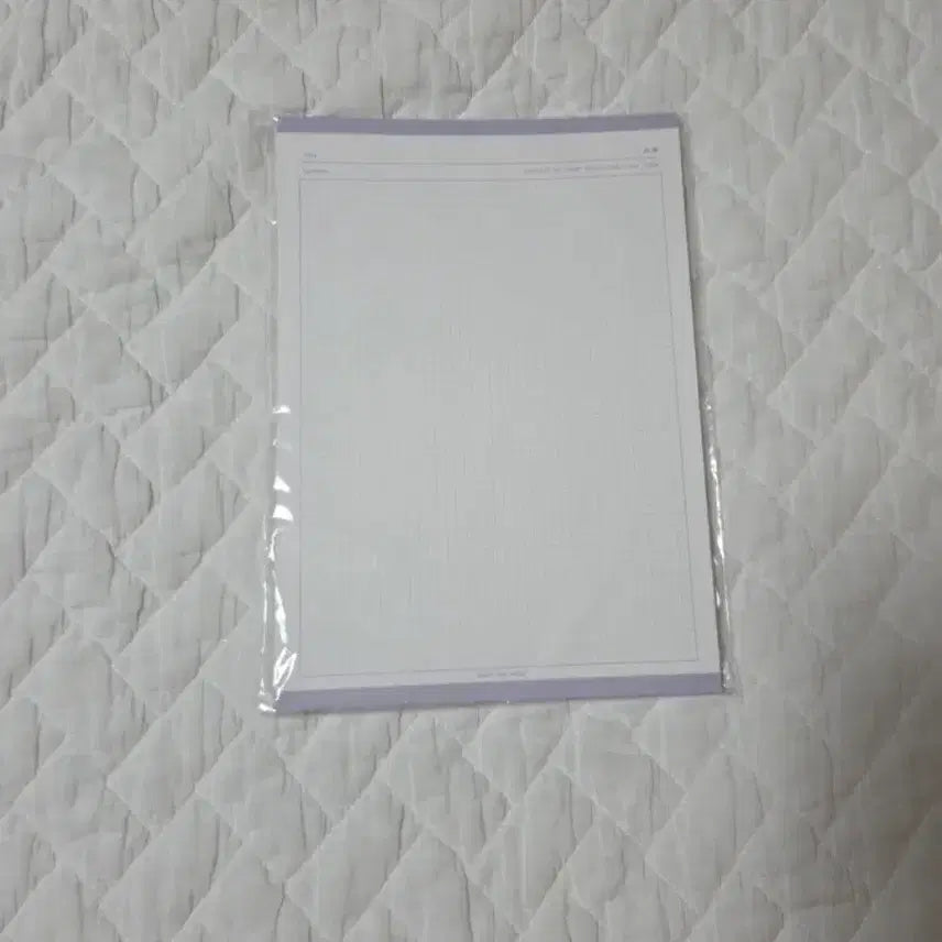 [BUNJANG] Purple Grid Memo Pad / 모눈 떡메모지 보라색 색상으로 된 메모패드입니다.