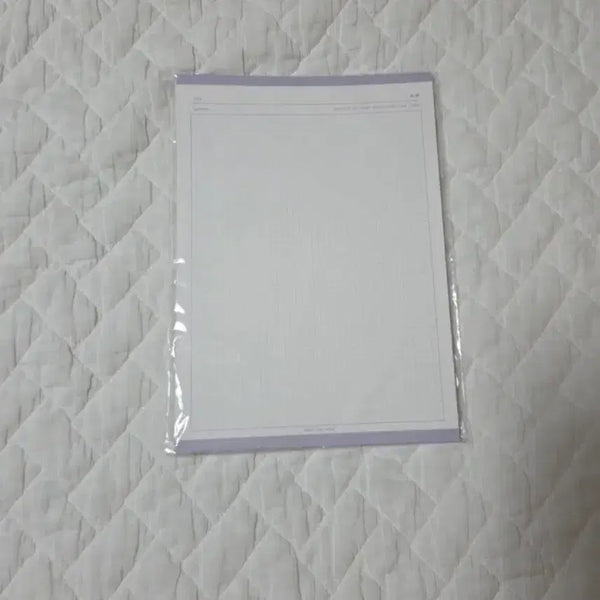 [BUNJANG] Purple Grid Memo Pad / 모눈 떡메모지 보라색 색상으로 된 메모패드입니다.
