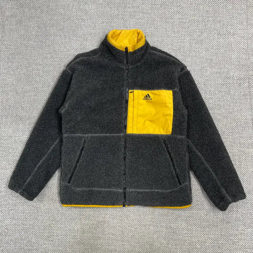 [BUNJANG] Adidas Reversible Fleece Jacket / 아디다스 양면 후리스 자켓
