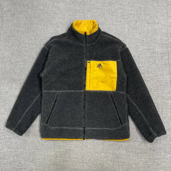 [BUNJANG] Adidas Reversible Fleece Jacket / 아디다스 양면 후리스 자켓
