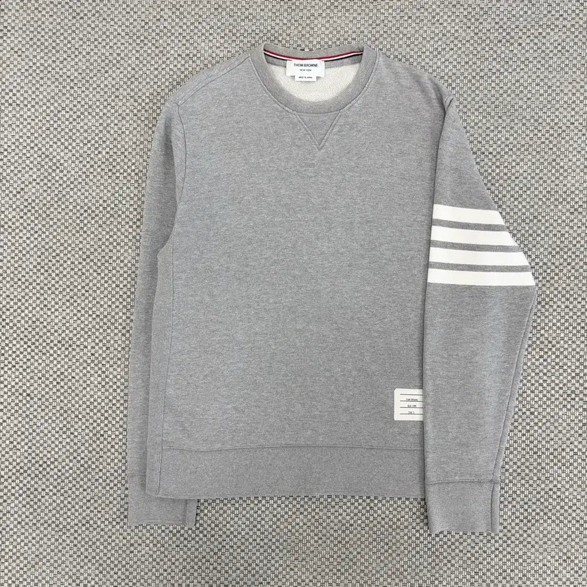 [BUNJANG] Thom Browne Diagonal Stripe Sweatshirt / [5]톰브라운 사선완장 맨투맨
