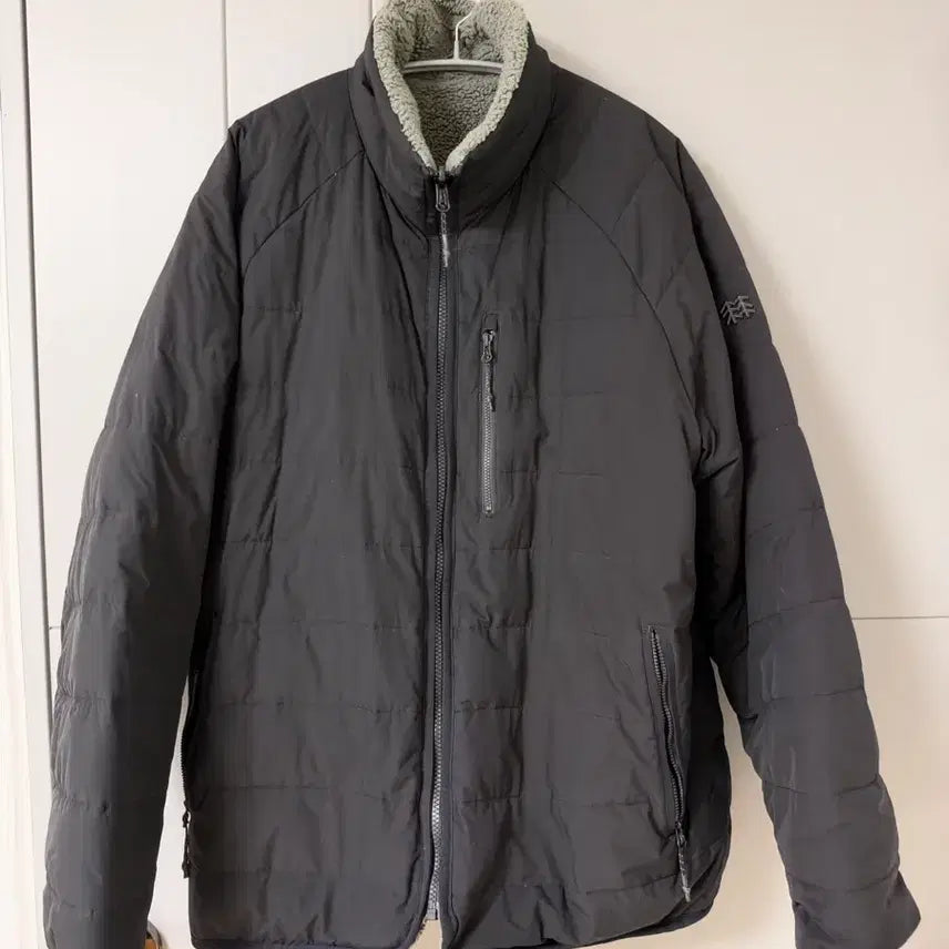 [BUNJANG] KOLON Reversible Padded Fleece Jacket / 코오롱 패딩 플리스 리버서블 자켓
