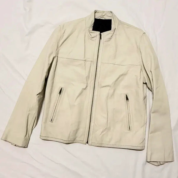 [BUNJANG] Licorice Leather Jacket / Licorice - 레더 자켓