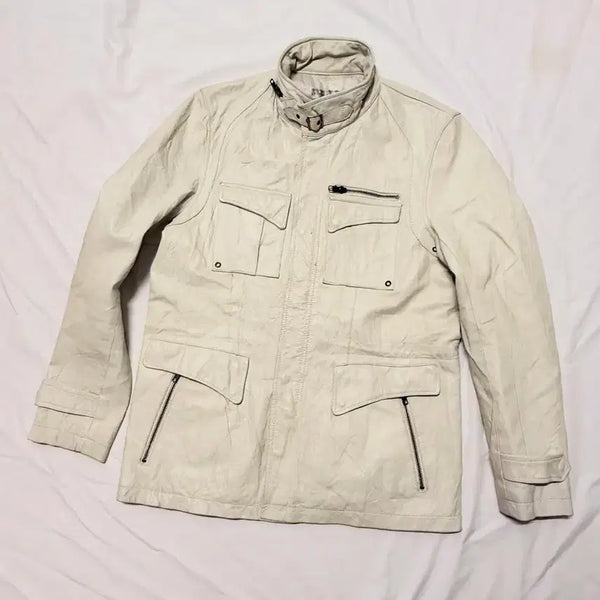 [BUNJANG] Takeo Kikuchi Leather Jacket / 타케오 키쿠치 - 레더 자켓