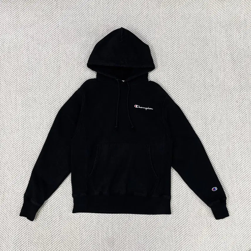 [BUNJANG] Champion Logo Hoodie / 챔피온 로고 후드티