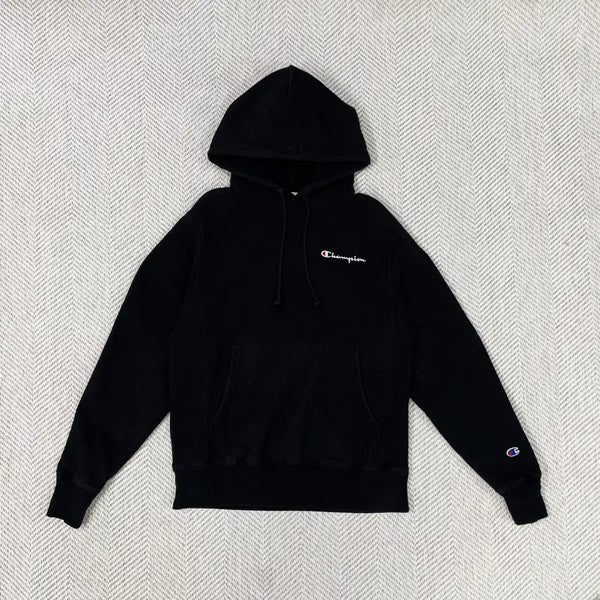 [BUNJANG] Champion Logo Hoodie / 챔피온 로고 후드티
