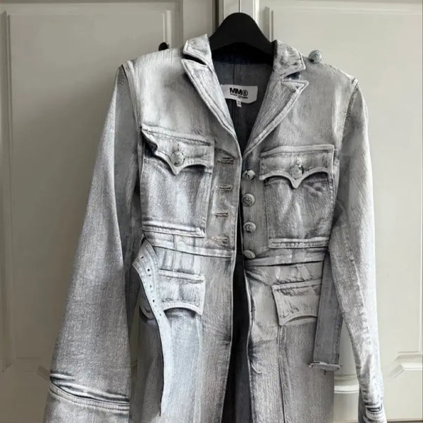 [BUNJANG] MM6 Washing Denim Jacket / mm6 워싱데님자켓