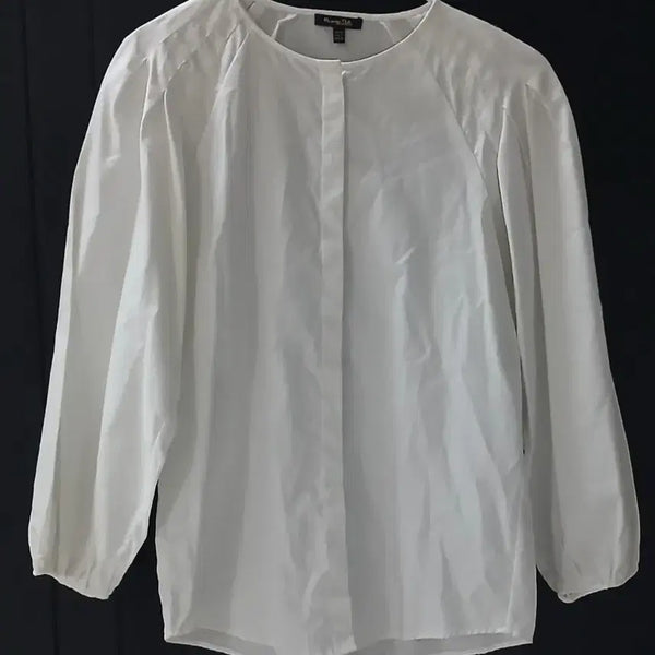 [BUNJANG] Massimo Dutti Hidden Button Shirt / Massimo Dutti 히든버튼  셔츠