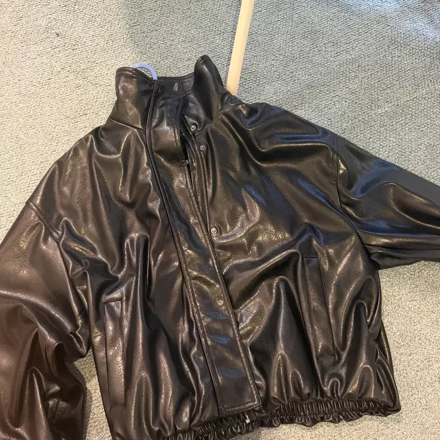 [BUNJANG] Zara Faux Leather Jacket S / 자라 인조 레더자켓 s