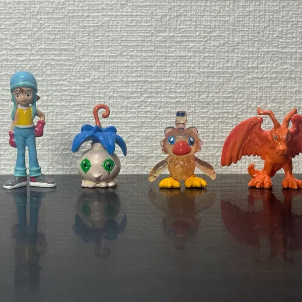 [BUNJANG] Bandai Wonder Capsule Digimon Evolution Tree Set with Sora & Piyomon / 디지몬 원더캡슐 등 가샤퐁 피규어 한소라, 피요몬 진화트리 세트