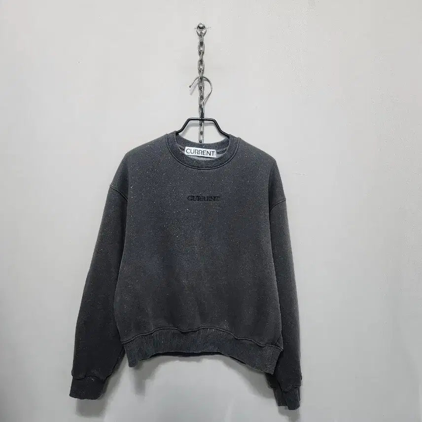 [BUNJANG] Current (CURRNT) Grey Sweatshirt / 커렌트 맨투맨 그레이