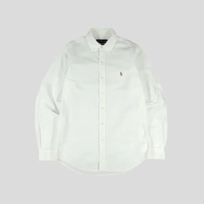 [BUNJANG] Polo Ralph Lauren White Multi-Pony Button-Down Classic Fit Cotton Oxford Shirt M / 폴로랄프로렌 화이트 멀티포니 버튼다운 클래식핏 코튼 옥스포드 남방 셔츠 M
