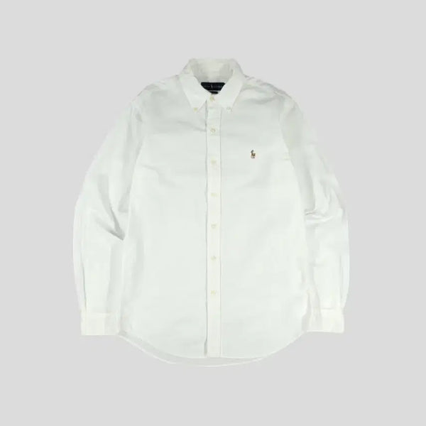 [BUNJANG] Polo Ralph Lauren White Multi-Pony Button-Down Classic Fit Cotton Oxford Shirt M / 폴로랄프로렌 화이트 멀티포니 버튼다운 클래식핏 코튼 옥스포드 남방 셔츠 M