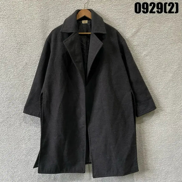 [BUNJANG] Solid Homme Dark Gray Coat (Free Size) / Reacoco코트 다크 그레이 free