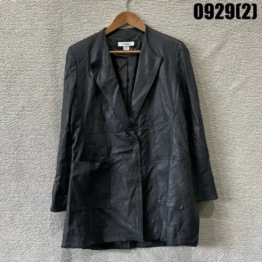 [BUNJANG] Morgan Leather Jacket Black M / Morgan 레더 자켓 블랙 m
