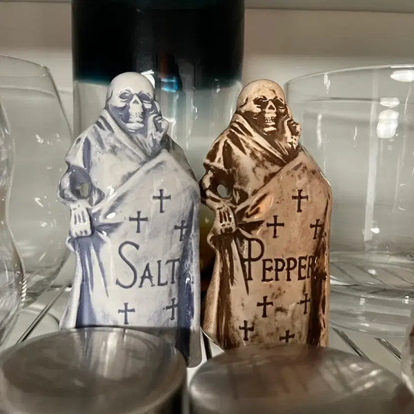 [BUNJANG] Neighborhood Salt & Pepper Ceramic Set / 판매) 네이버후드 소금 & 후추 세라믹 NEIGHBORHOOD