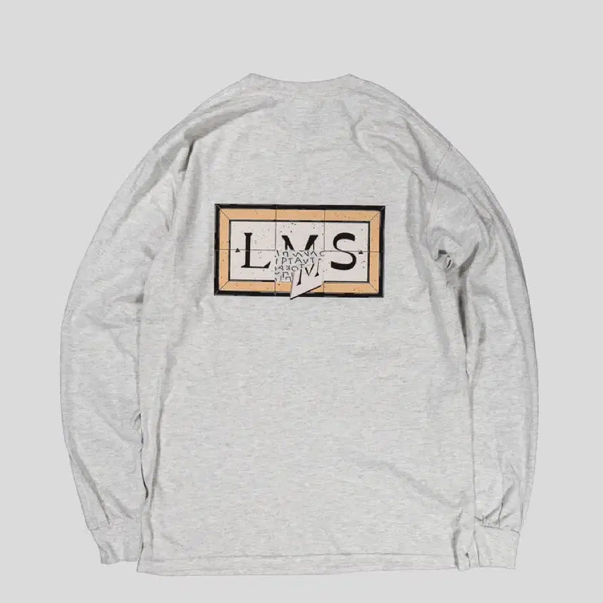 [BUNJANG] LMS Civilizations L/S Tee - Ash, Size M / [M] LMS CIVILIZATIONS L/S Tee
