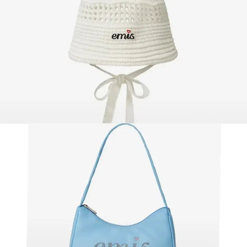 [BUNJANG] Emis Cubic Bag & Bucket Hat Set / (2개 일괄 새상품) 이미스 emis 큐빅백, 버킷햇 세트
