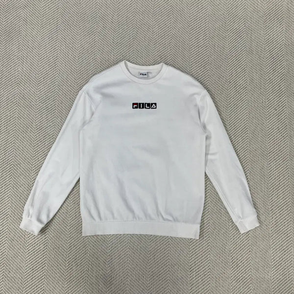 [BUNJANG] Fila Logo Sweatshirt / 휠라 로고 맨투맨