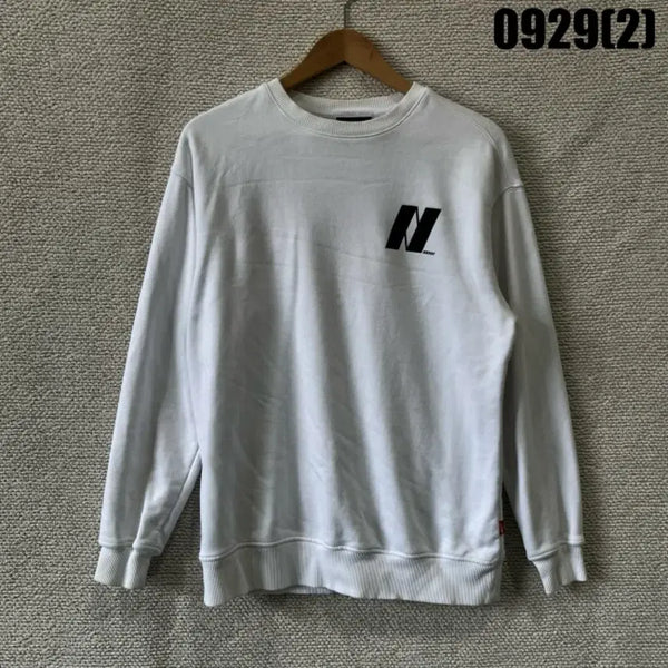 [BUNJANG] NERDY Logo Sweatshirt White S / NERDY 로고 맨투맨 화이트 s