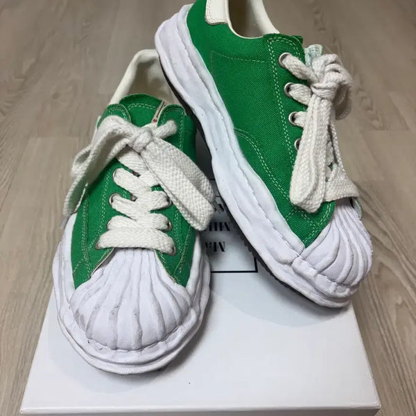 [BUNJANG] Mihara Yasuhiro Blakey Sneakers Green Size 42 / 미하라 야스히로 블레이키 그린 42