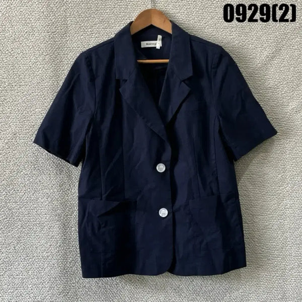 [BUNJANG] Romistroy Navy Short Sleeve Jacket M / Romistroy 네이비 반팔 자켓 m